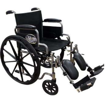 SILLA DE RUEDAS CON ELEVAPIERNAS ABATIBLES/ DESMONTABLES MARCA - REACTIV COD R218027PV-TN